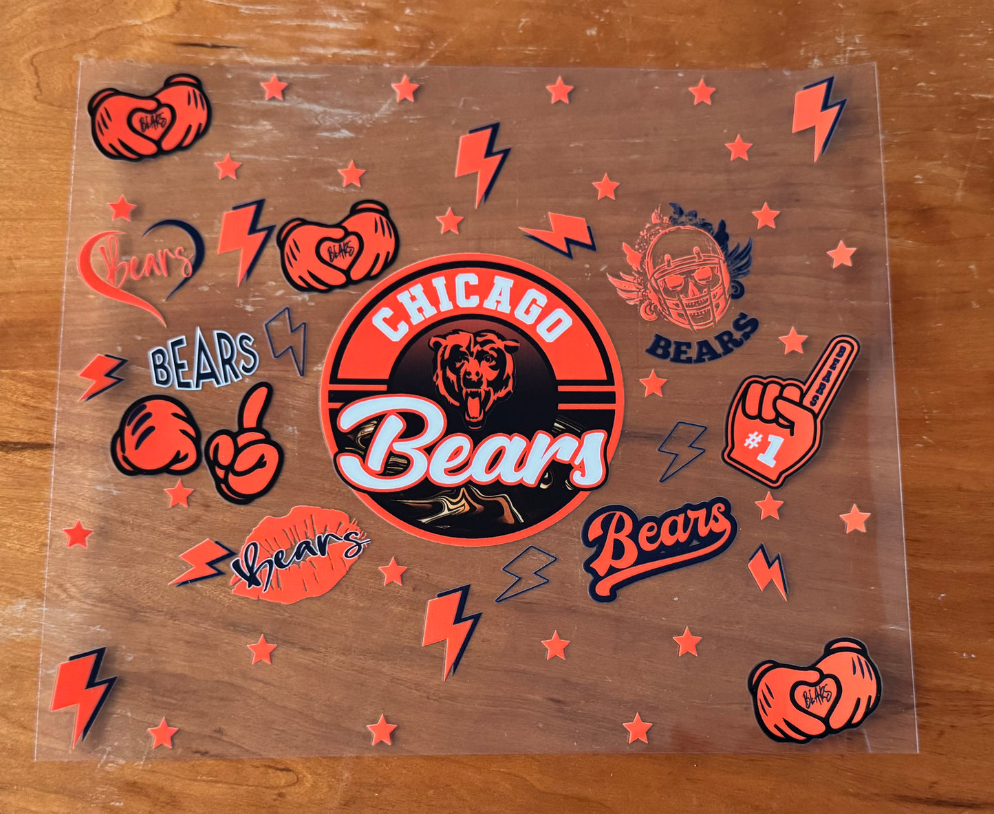 Illinois Football Circle Cup Wrap