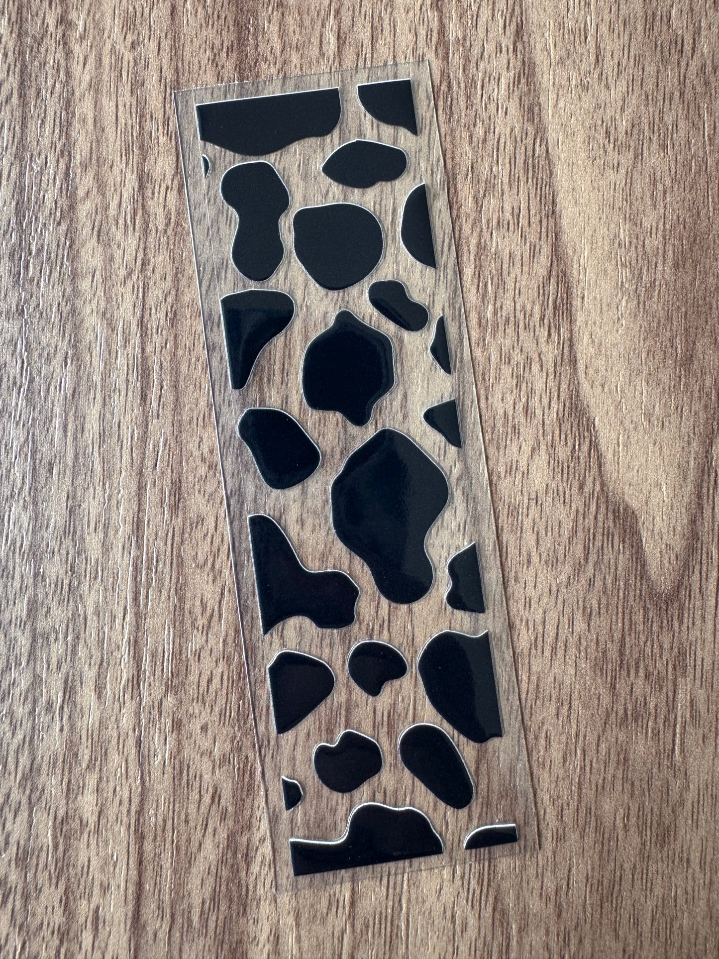 Black Cow Print Pen Wrap