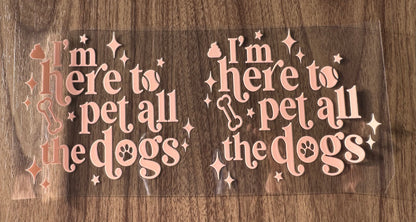 Pet All The Dogs Decal Sheet