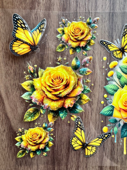 Yellow Awareness Ribbon Cup Wrap