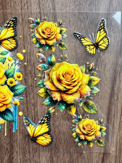 Yellow Awareness Ribbon Cup Wrap