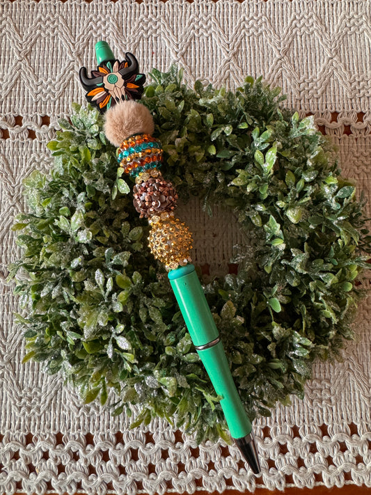 Western Bull Skull Pen