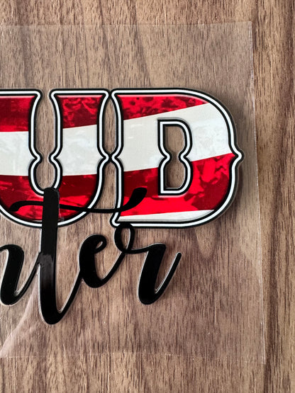 Proud Firefighter Cup Wrap