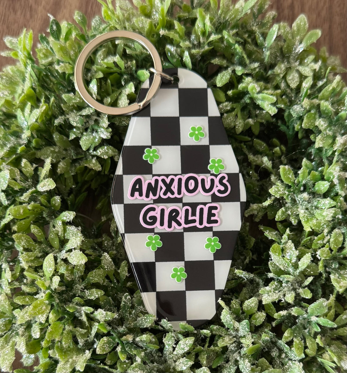Anxious Girlie Keychain