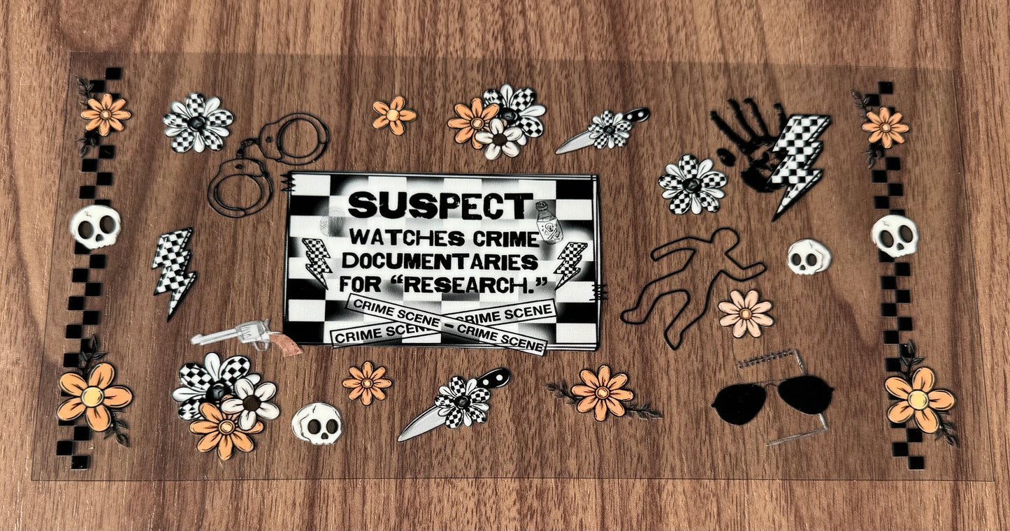 Suspect Crime Docs Cup Wrap