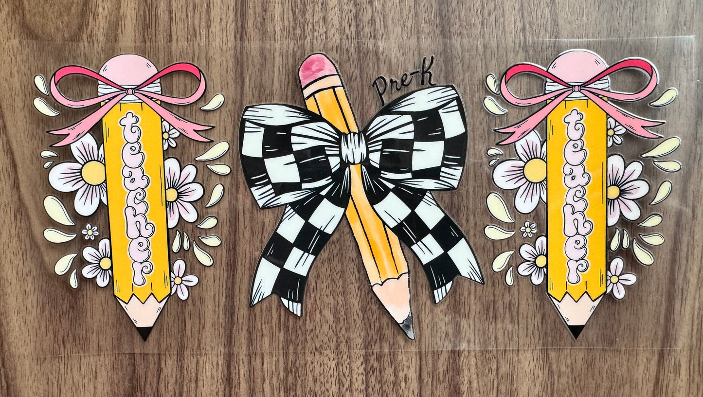 Pre-K Teacher Cup Wrap