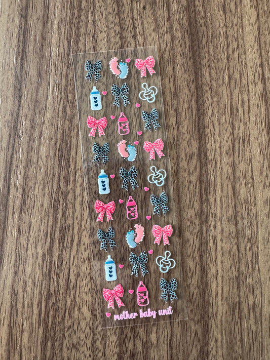 Baby Bottles & Bows Pen Wrap