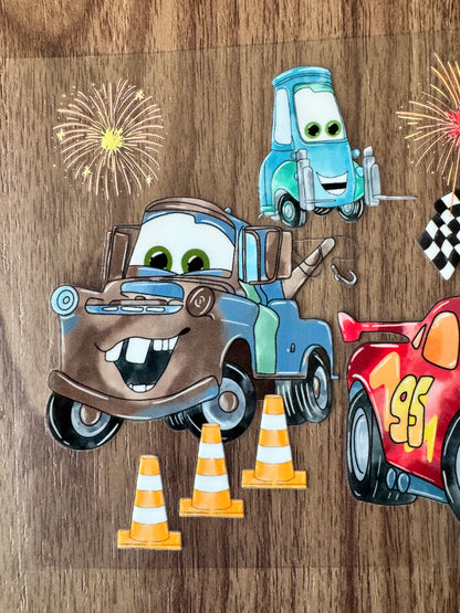Vehicle Friends Cup Wrap