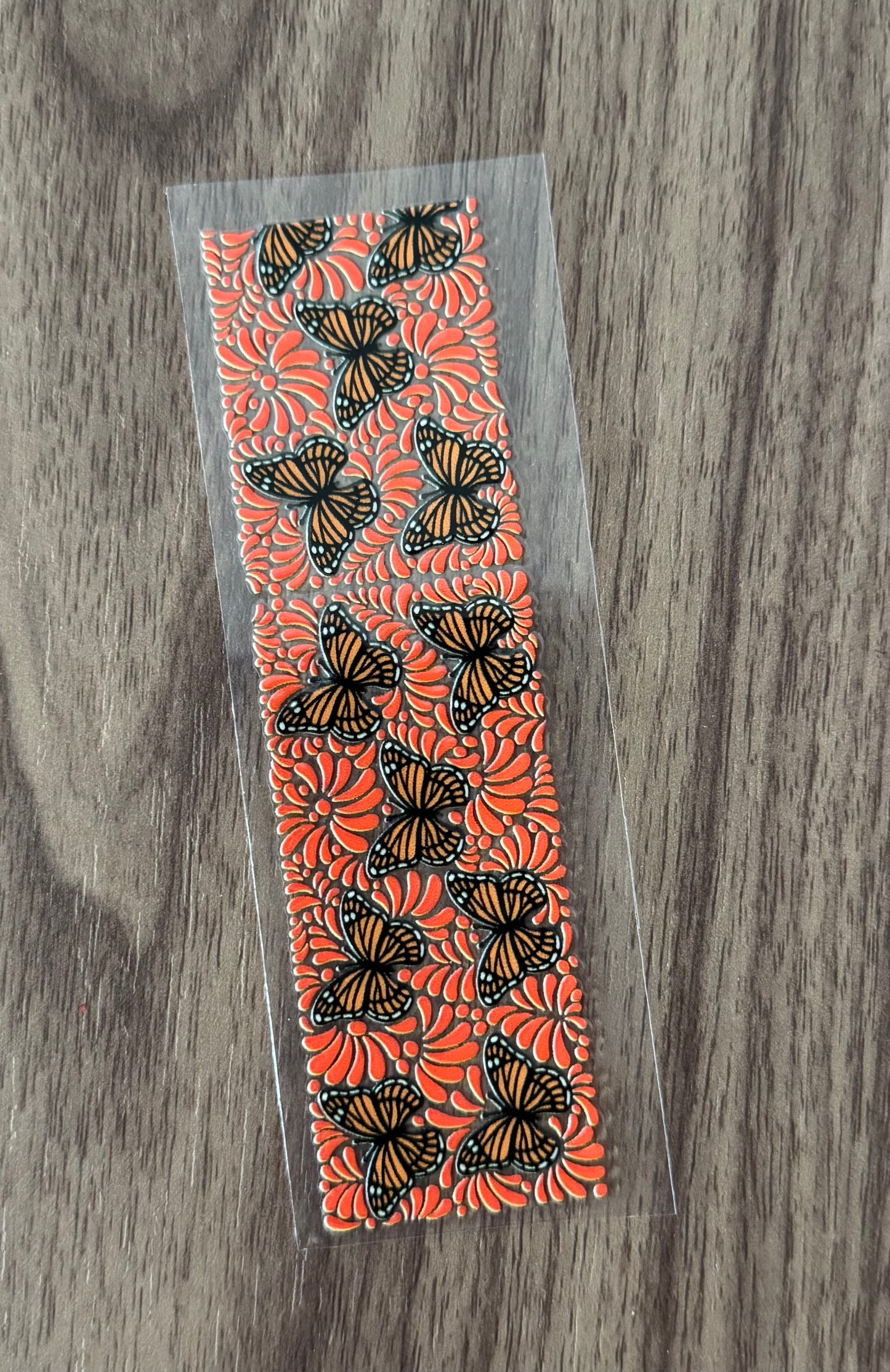 Orange Butterflies Pen Wrap