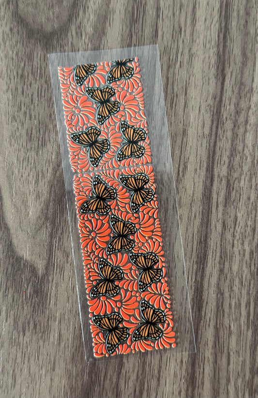 Orange Butterflies Pen Wrap