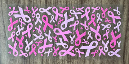 Pink Ribbons Cup Wrap