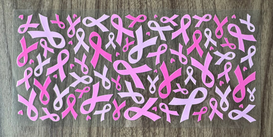 Pink Ribbons Cup Wrap