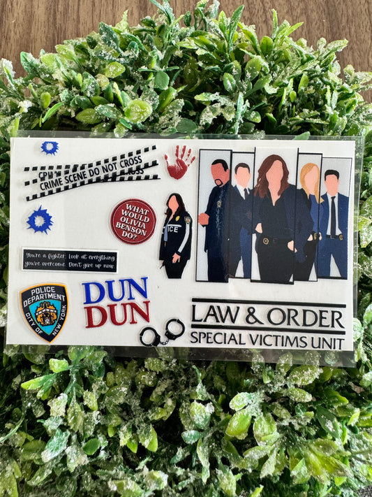 Law Show Card Wrap