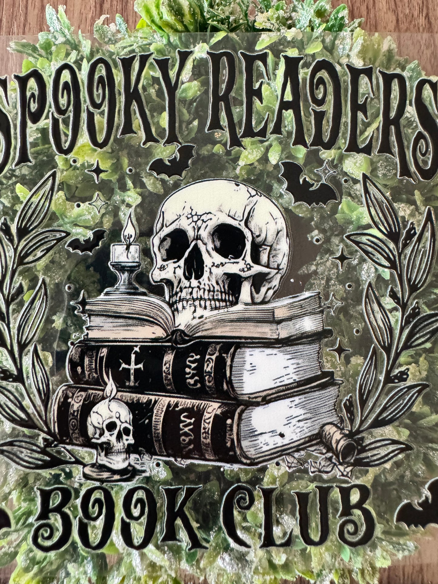 Spooky Readers Book Club Cup Wrap