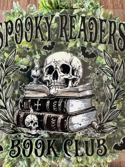 Spooky Readers Book Club Cup Wrap