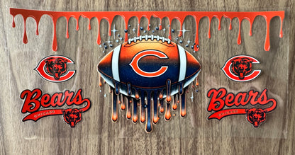 Icing Chicago Football Cup Wrap