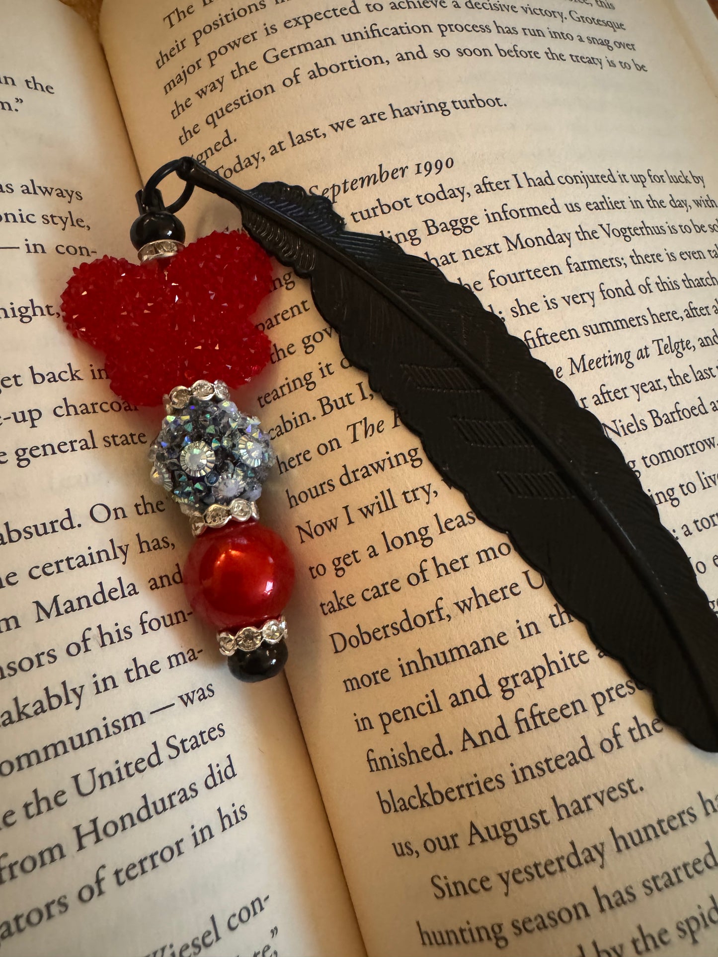 Red Butterfly Bookmark