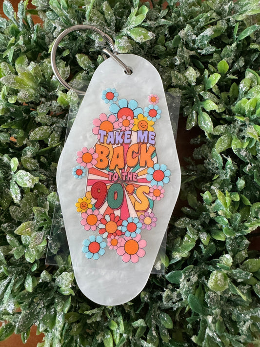 Back to the 90’s Keychain Decal