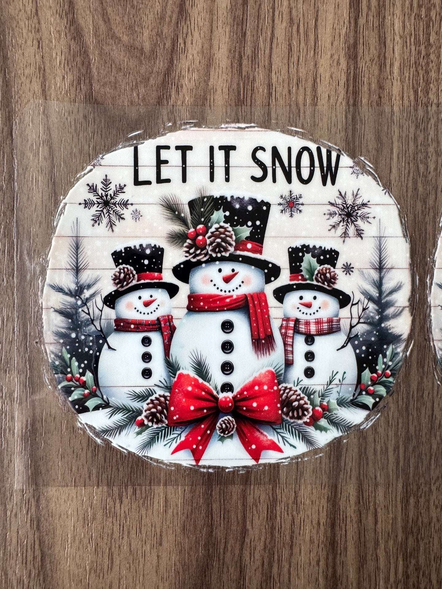 Let It Snow, Snowmen Decal Sheet