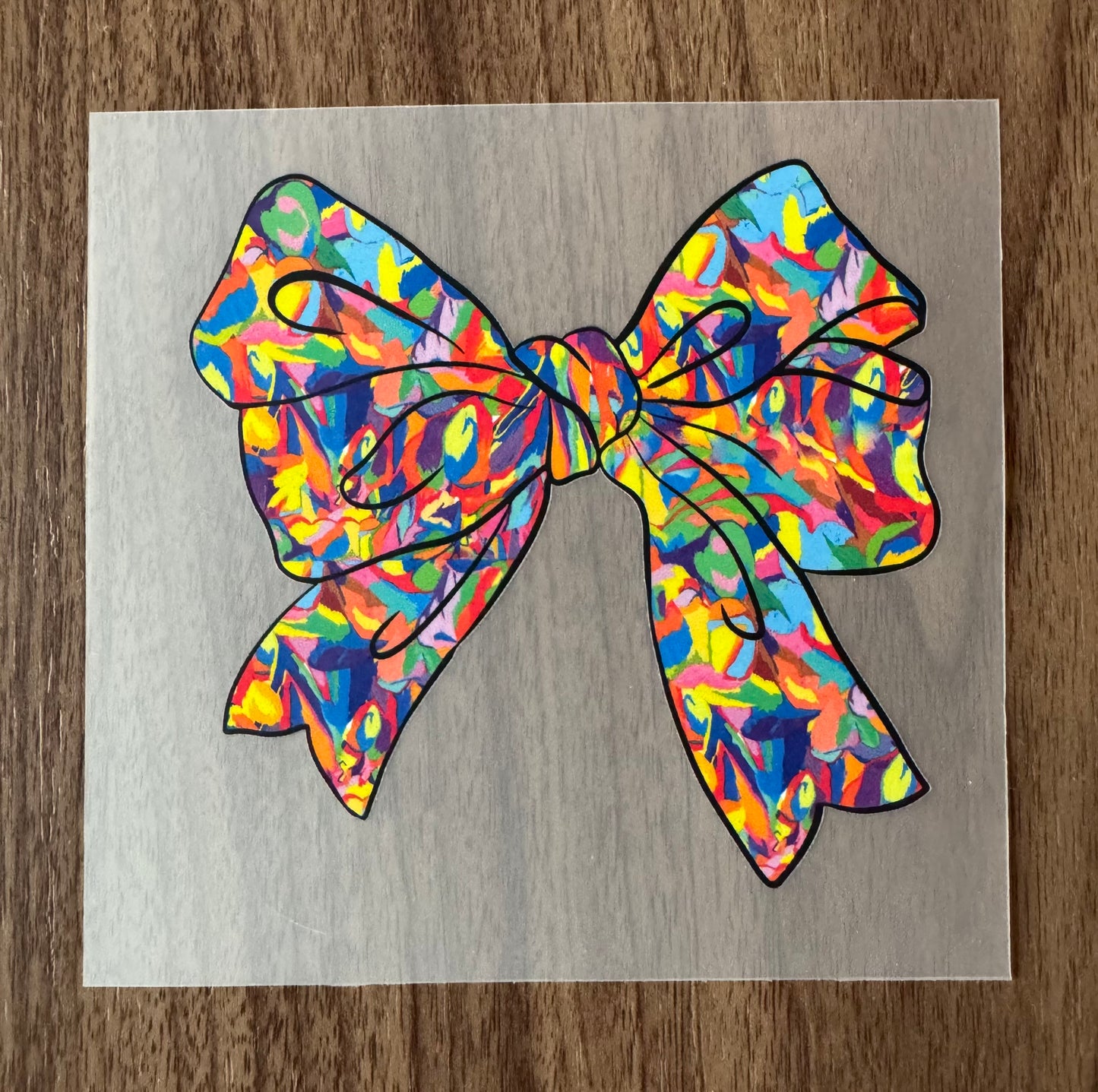 Rainbow Bow Transfer