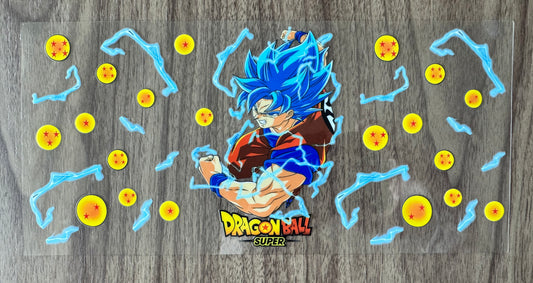 Electric Anime Dragon Guy Cup Wrap