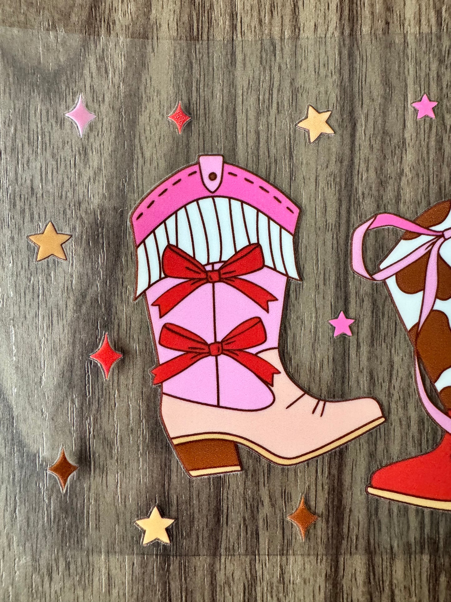 Girly Cowgirl Boots Cup Wrap