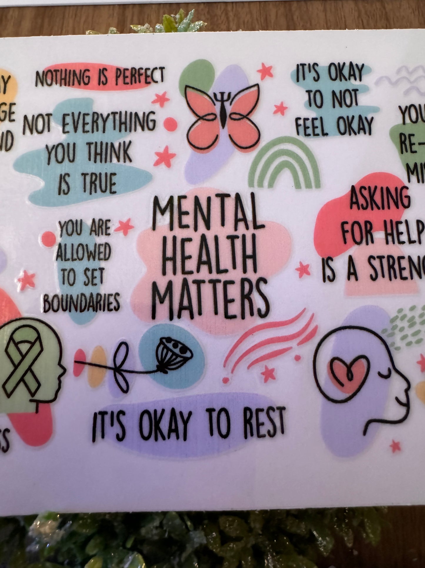 Mental Health Matters Cup Wrap