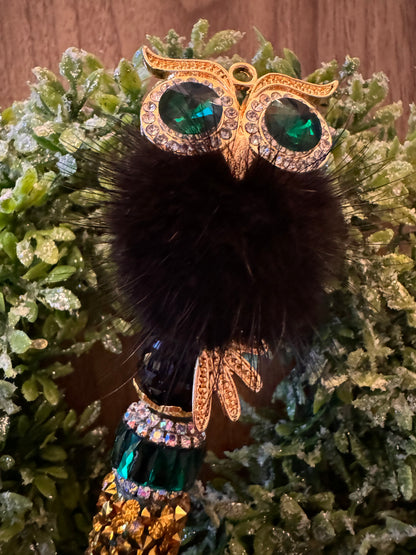 Emerald Green Fancy Owl Pen