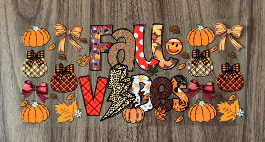 Fall Vibes Cup Wrap
