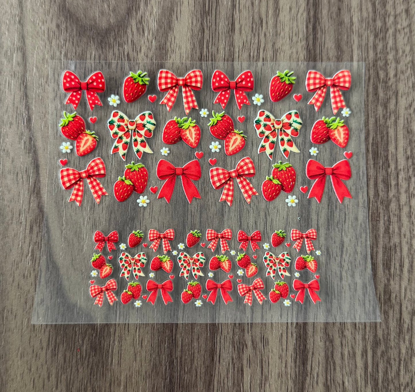 Strawberries & Bows Mini Wrap