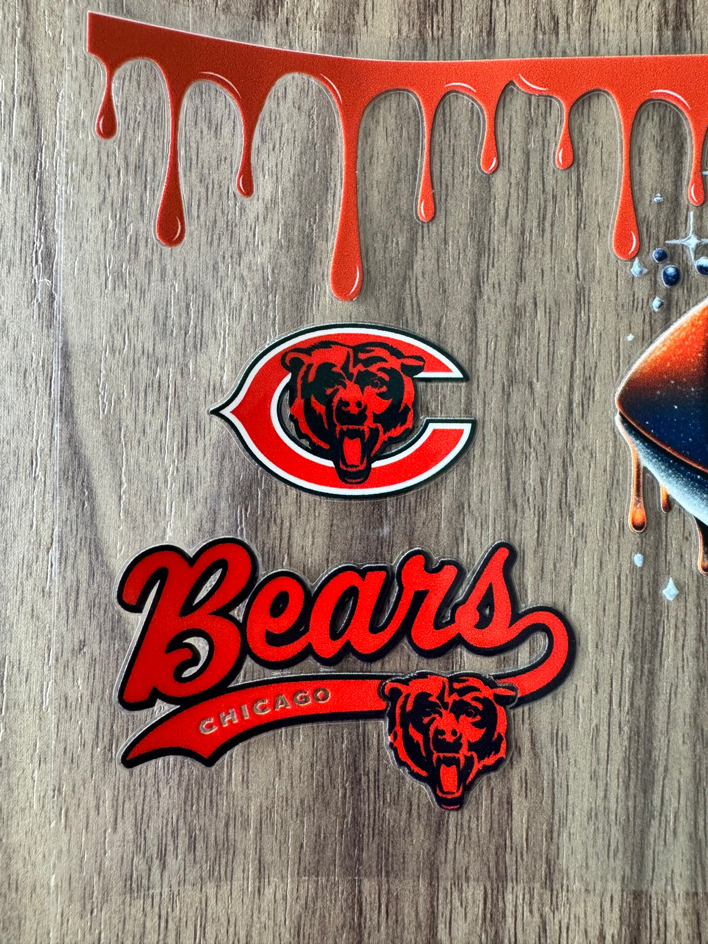 Icing Chicago Football Cup Wrap