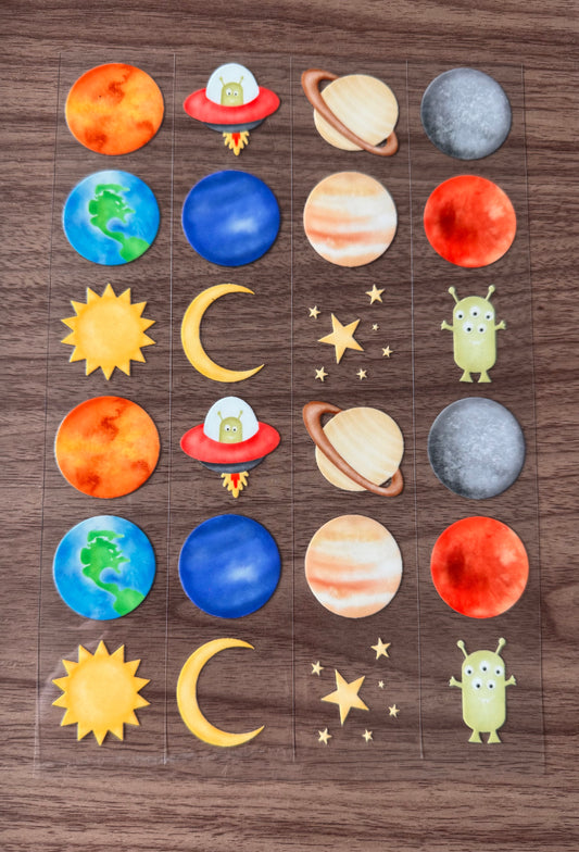 Planets & Aliens Sheet