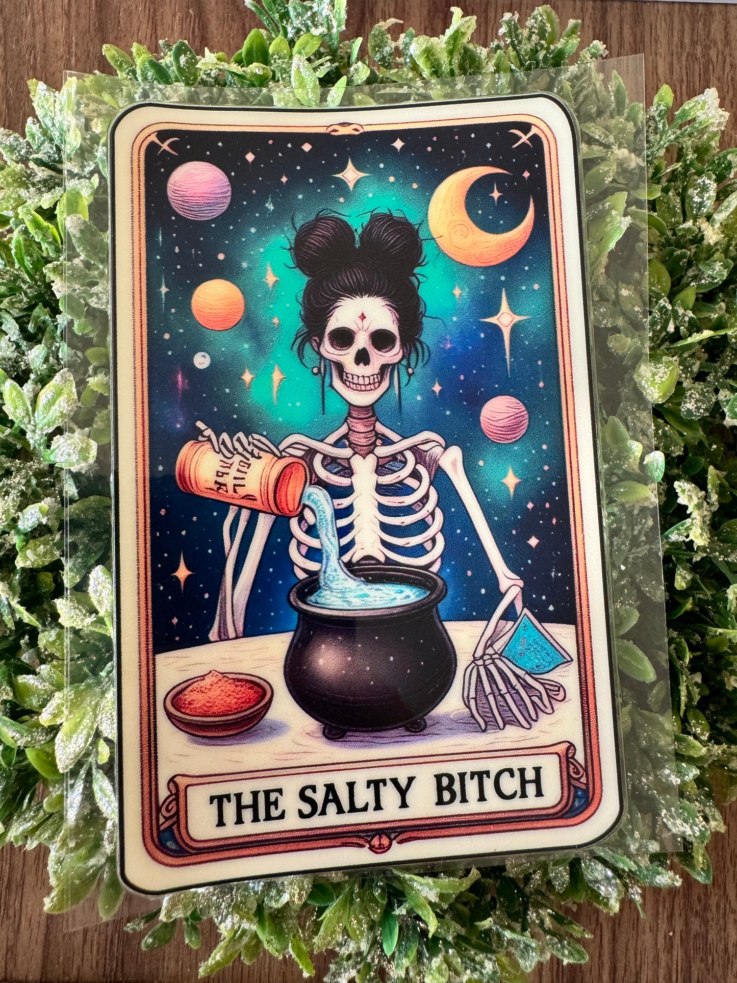 The Salty Bitch Tarot Decal