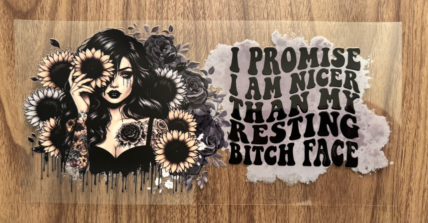 Resting B Face Cup Wrap