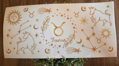 Taurus Zodiac Cup Wrap