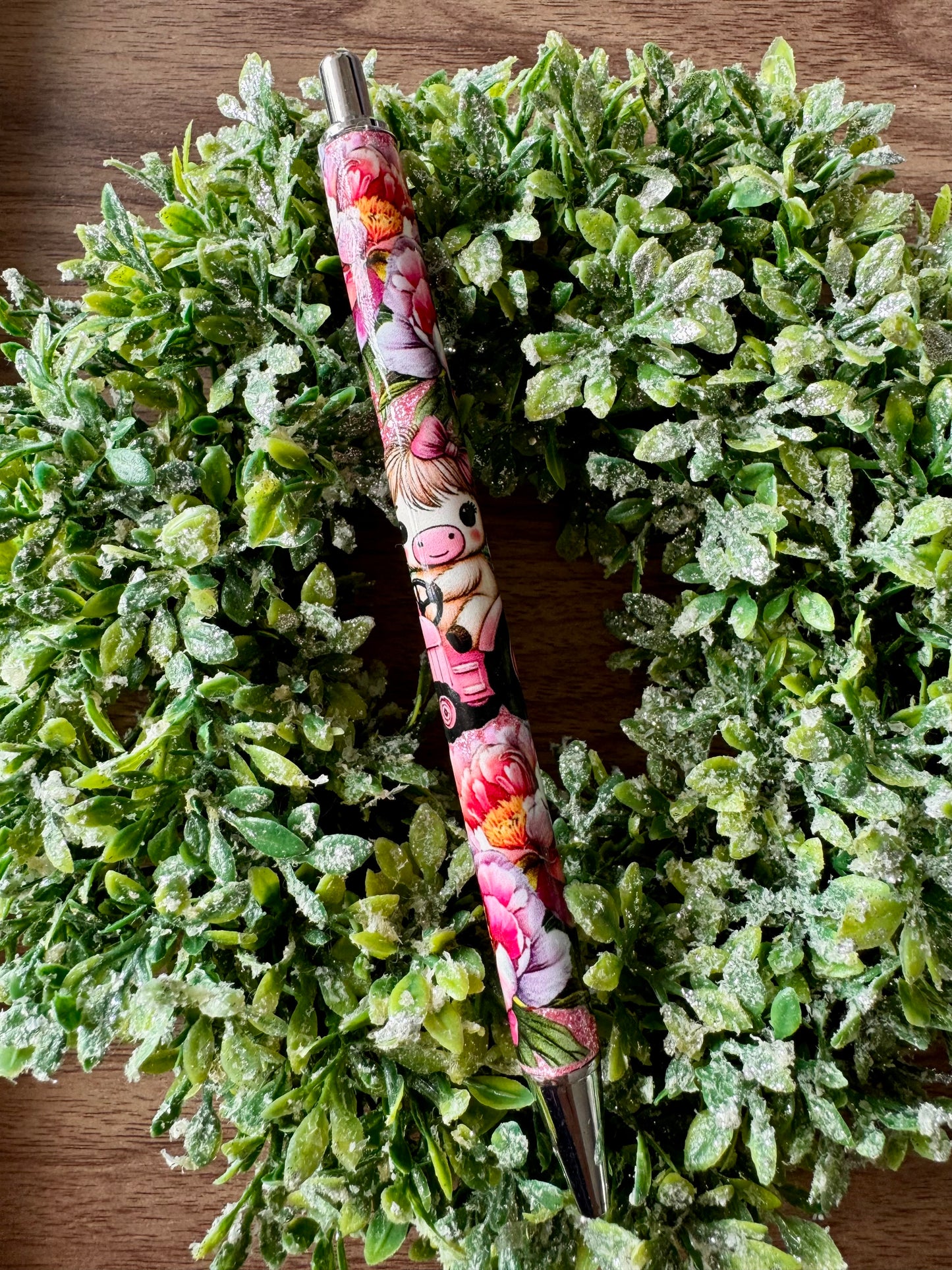 Flowery Tractor Cow Pen