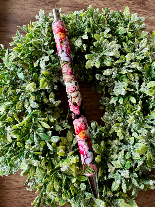 Flowery Tractor Cow Pen