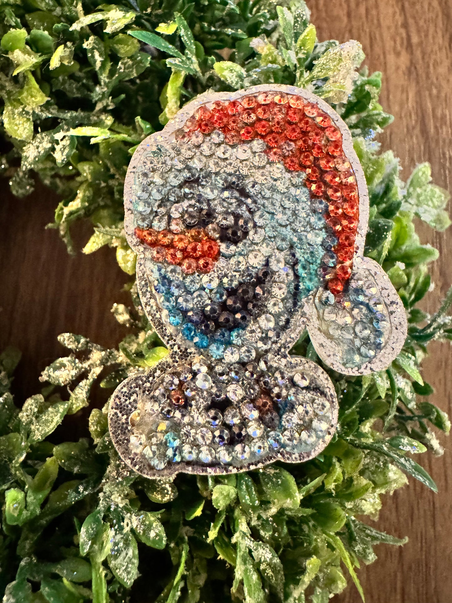 Snowman Rhinestone Acrylic
