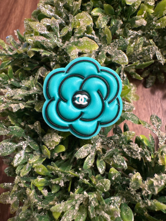 Boujee Teal Flower Focal