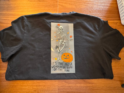 Happy Fall Skeleton Transfer