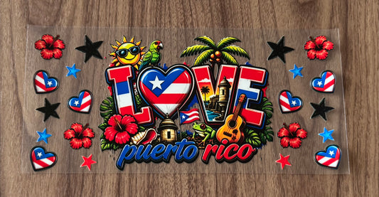 Love Puerto Rico Cup Wrap