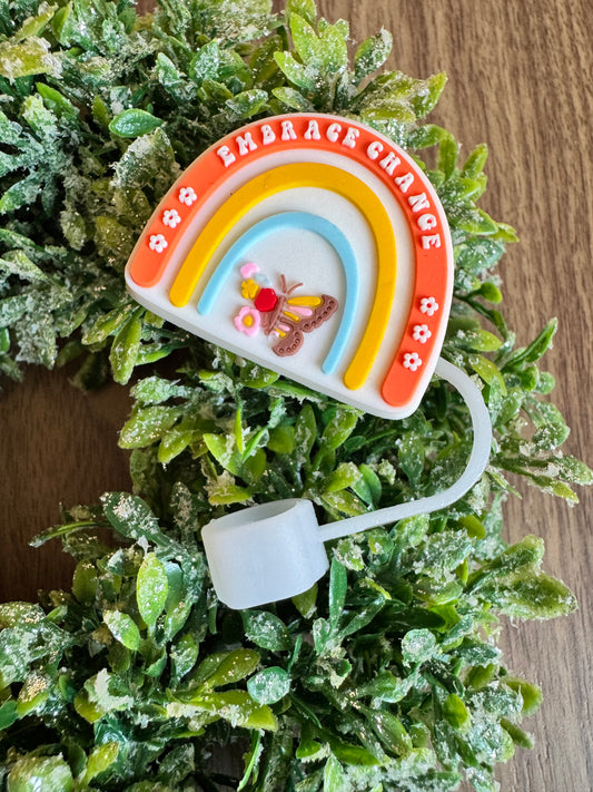Embrace Change Straw Topper
