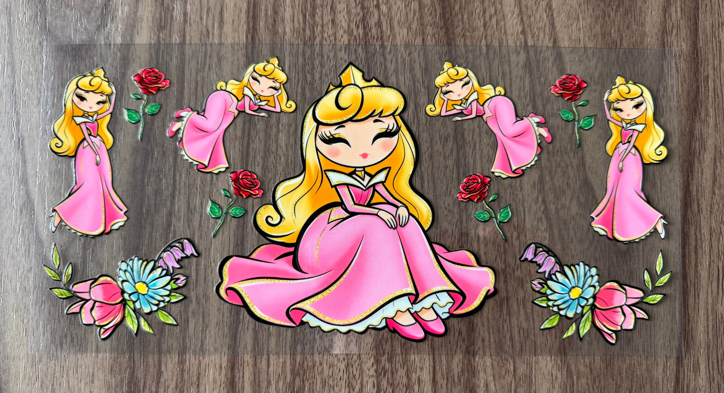 Pretty Sleeping Princess Cup Wrap