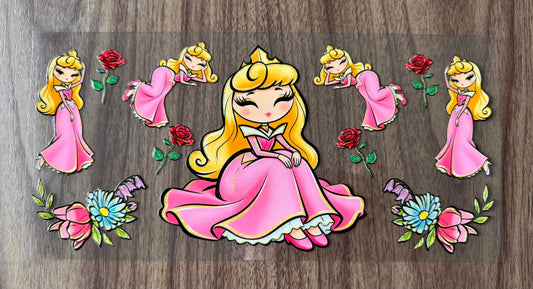 Pretty Sleeping Princess Cup Wrap