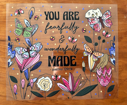 Fearfully & Wonderfully Made Cup Wrap