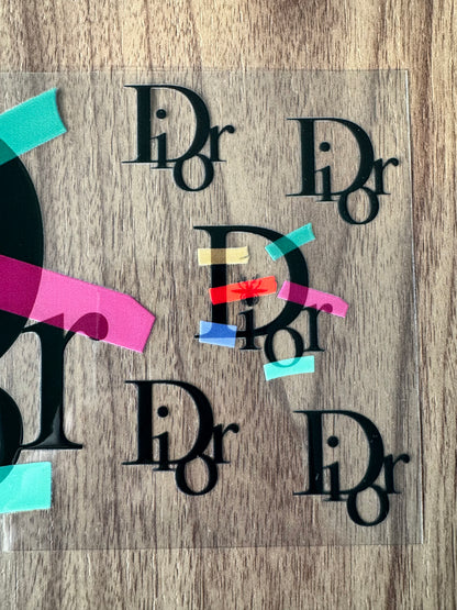 Colorful Tape D Boujee Cup Wrap