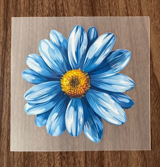 Blue Flower Transfer