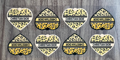 Leopard CD Boujee Hearts Cup Wrap