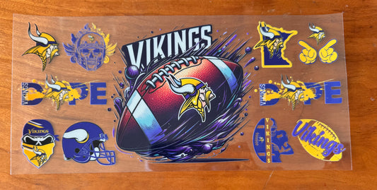 Minnesota Football Ball Cup Wrap