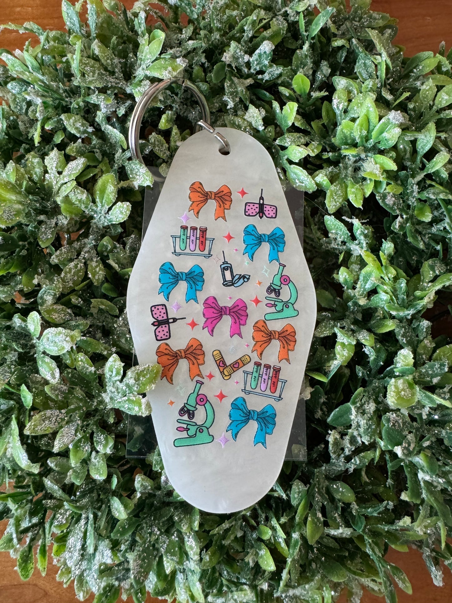 Labs & Bows Keychain Decal
